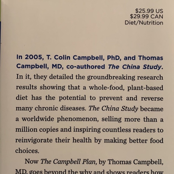☄️2/$15☄️China study campbell plan - Picture 4 of 10